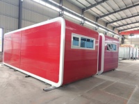 Cabine de bureau professionnelle préfabriquée mobile de type Apple, fournie directement par l'usine, pour usage commercial