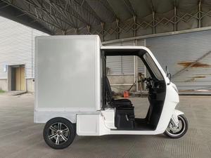 Tricycle électrique de livraison à <span class=keywords><strong>3</strong></span> <span class=keywords><strong>roues</strong></span> EEC, cabine ouverte, <span class=keywords><strong>chariot</strong></span> de transport, moteur 2000-3000W, charge utile de 300-400 kg, pour la livraison de nourriture rapide, congélateur - Product Image 2