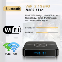 X98PLUS Android 11 Smart TV Box Amlogic S905W2 Quad Core 4K Ultra HD Media Player 5G WiFi Perangkat Streaming 8K