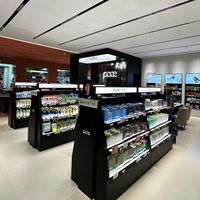 Rak Display Kosmetik Mushenforest yang Dapat Disesuaikan, Terbuat dari MDF Baru dengan Lampu LED, Ramah Lingkungan, Dapat Didaur Ulang, untuk Toko