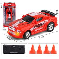 Coche RC Miniatura 1/58, Juguete de Bolsillo Portátil en Lata, Coche de Carreras con Control Remoto Inalámbrico, Mini Coche RC de Derrape