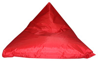 Fauteuil pouf triangulaire moderne en tissu 2025 pour adultes, canapé inclinable pour usage extérieur