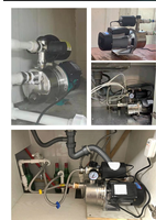 Pompa Jet Cerdas 220V Baja Tahan Karat 304 Tekanan Konstan Frekuensi Variabel 1.1kW OEM Pompa Booster Pasokan Air 45m Head