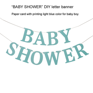 Striscione di Lettere in Carta Fai-da-Te EASTTERN per Decorazioni Baby Shower - Tema Bambini Multicolore per Uso Interno a Prezzo di Fabbrica Durevole - Product Image 4