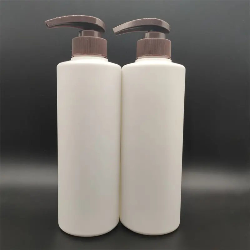 Botol Sampo Produsen Botol Plastik Pompa Losion Kemasan Kosmetik Bahu Datar Kustom 500Ml