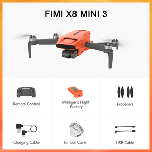FIMI X8 MINI 3 Dron con cámara <span class=keywords><strong>de</strong></span> largo alcance 9Km 4K 60FPS con motor sin escobillas cardán <span class=keywords><strong>de</strong></span> 3 ejes GPS para fotografí<span class=keywords><strong>a</strong></span> <span class=keywords><strong>a</strong></span>érea profesional - Product Image 2