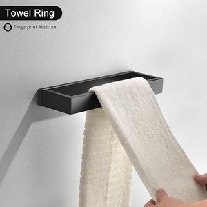 Ensemble de quincaillerie de salle de bain <span class=keywords><strong>Homedee</strong></span> en acier inoxydable doré brossé, 5 pièces, barre porte-serviettes et support mural de 23,6 pouces, durable et moderne - Product Image 1