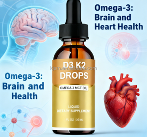 محلول سائل 4 في 1 يحتوي على فيتامين D3 وK2 |   مكمل غذائي دقيق لتقوية العظام - Product Image 3