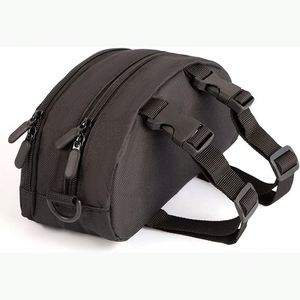 Sacoche de selle robuste en polyester de qualité BSCI, sacoche de selle pour cheval, sacoche de selle de vélo ronde en polyester véritable personnalisée, sacoche utilitaire - Product Image 1