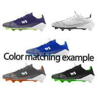 Weshine Crampon de football Butsa Football Futsal Sneakers Booties Guayos Studs Voetbalschoenen Soulier De Football Bottes rouges