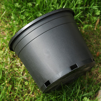 Pots de plantes en plastique PP de qualité supérieure, 1 gallon, avec trous de drainage, écologiques, légers, durables, biodégradables, pour la maison, le jardin, l'intérieur et l'extérieur