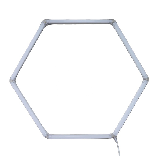 Hexagon Led Lights, 6500K Ultra Bright, Easy Install, Durable Design for Garage, Car Detailing, Workshops, Exhibition Hall, Gym