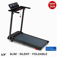 Caminadora Eléctrica Plegable de 1.5HP, Máquina Motorizada para Caminar y Correr en Casa con Inclinación del 6% y Pantalla LED