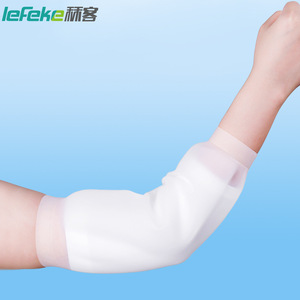 Silicone elbow pads, waterproof silicone arm sleeves, suitable for bathing, swimming, housework, and <b>kitchen</b> cleaning; - Product Image 2