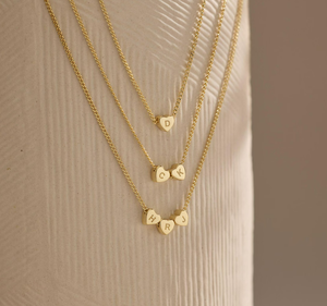 Collier tendance <span class=keywords><strong>avec</strong></span> pendentif cœur 3D, colliers personnalisés <span class=keywords><strong>avec</strong></span> initiales, bijoux minimalistes, collier personnalisé, cadeau pour <span class=keywords><strong>elle</strong></span> - Product Image 6