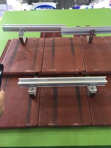 Nhôm năng lượng mặt trời cấu trúc Bảng điều khiển gắn Kệ mái bằng phẳng tấm pin mặt trời gắn khung hỗ trợ - Product Image 2