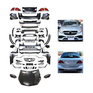 <span class=keywords><strong>ML</strong></span> W164 2007-2011 Actualización a GLE W166 Parachoques delantero y parachoques trasero Recortes de luz antiniebla Idoneidad para el kit de carrocería de corte estilo AMG - Product Image 1