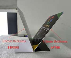 Tarjeta NFC Personalizada de PVC con Soporte, Tarjeta Inteligente sin Contacto, Código QR, Mini Etiqueta para Pagos Comerciales, Gestión de Reputación, Tiktok - Product Image 6