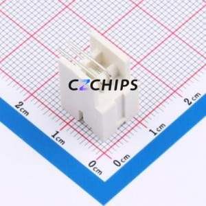 HC-XAD-2*2AW-05 Wire-to-Board Pin Header Bent Lead Through Hole,P=2.5mm Connector 2x2P 2.5mm Right Angle Insert XAD - Product Image 2