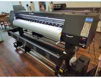 Imprimante jet d'encre grand format industrielle pour bannières flexibles et toiles, à solvant numérique