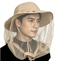 Sombrero Plegable para Protección Solar con Malla Antimosquitos para Pesca, Senderismo, Jardinería, Camping y Playa