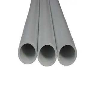 Tubería de PVC rígida de plástico blanco OD21mm, 16mm ID