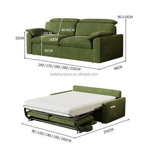 Sofa <strong>bed</strong> with mattress two-in-one dual-use 2026 new small apartment living room sofa - Product Image 6