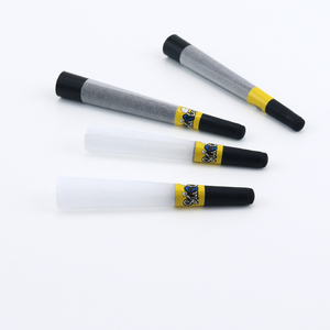 Black Silicone Tip <b>Cigarette</b> Paper Wrap Glass Filter Tip Tobacco Smoking Accessories Dog Walker Size Custom Pre-Made Rolled Cone - Product Image 3