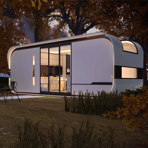 Cabaña Apple de 20 pies/40 pies, Moderna, Popular, Prefabricada, Estructura de Acero, <span class=keywords><strong>Casa</strong></span> Pequeña, Oficina Móvil, Contenedor, Hotel - Product Image 2