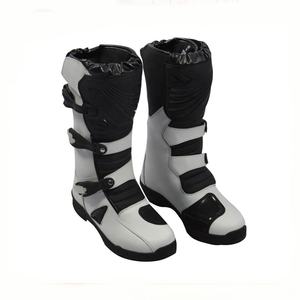 Long-Outdoor Motocross Racing Motorcycle Riding Off-Roads Moto Cuero de vaca Transpirable Zapatos hasta la rodilla Protege-Boot - Product Image 1