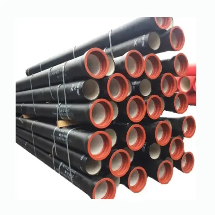 K9 Class C30 C40 Cast Iron Pipe DN800 EN545 Dusctile Iron Pipe For Urban Water Supply