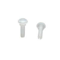 Support de radiateur de voiture en plastique, rivet d'expansion, fixation pour compartiment moteur, clip de retenue en nylon, installation sans outil, blanc
