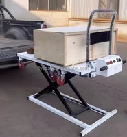 Mesa Elevadora Eléctrica SPARK LK-9 300KG con Batería de Litio, Construcción de Acero/Acero Inoxidable, Altura Máxima de 125cm para Espacios Pequeños
