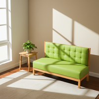 Chaise de café-bar en bois massif pour hôtels restaurants occidentaux magasins de thé au lait magasins de boissons froides canapé de siège de carte transparent pour les aires de repos