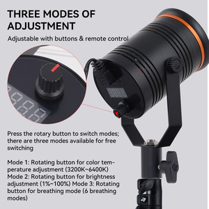 Nouvelle <span class=keywords><strong>lampe</strong></span> vidéo <span class=keywords><strong>LED</strong></span> pour diffusion en direct et photographie, 3 couleurs, intensité réglable, CRI 95, 30W, AC175-265V, pour trépied à <span class=keywords><strong>pince</strong></span> - Product Image 6