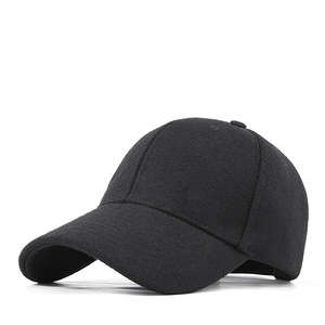 Custom Woolen Fabric 5 Panel Rubber PVC Logo Waterproof Laser Cut Hole Perforated Hat Curved Brim Baseball Hat - Product Image 3