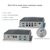 PC Industrial sin Ventilador OEM ODM, Intel J6412, 10 COM, 3 LAN, 4G, 5G, Computación en Borde Integrada