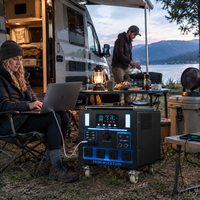 Centrale Électrique Portable OEM 3500W 8800Wh au Lithium Fer Phosphate, Générateur Solaire à Onde Sinusoïdale Pure pour Camping, VR, Maison et Urgences