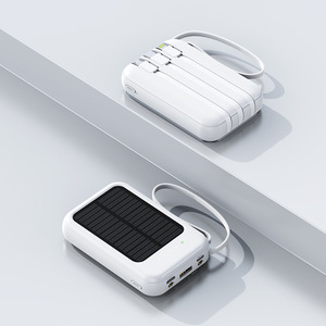 Banco de Energía Solar de 10W con Entrada y Salida Tipo C, Batería Portátil con Panel Solar para Cargar Teléfonos Móviles - Product Image 2