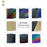 Plaque de construction d'imprimante 3D de remplacement en acier magnétique PEI compatible avec Bambu Lab, Creality, Elegoo