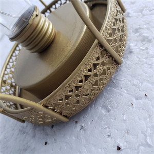 Casa o fiesta decorativo colgante de LED de cadena de oro simple colgante titular de la vela de metal <span class=keywords><strong>para</strong></span> la <span class=keywords><strong>boda</strong></span> - Product Image 5