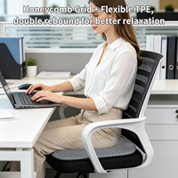 Chaise de bureau ménage voiture bout à bout coussin anti-dérapant ergonomique hanche Gel coussin refroidissement Tpe coussin de siège