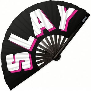 Abanico de mano grande de bambú personalizado, plegable, estilo chino, para danza, con técnica pintada - Product Image 2