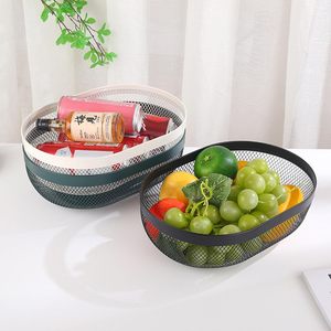 <span class=keywords><strong>Panier</strong></span> de rangement ovale en maille écologique et durable pour fruits, idéal pour la maison, gain de place, pour bureau - Vente chaude - Product Image 1