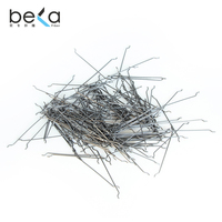 Venta directa de fábrica monofilamento extremo gancho tipo fibra de acero para hormigón refuerzo antigrietas extremo gancho tipo fibra de acero