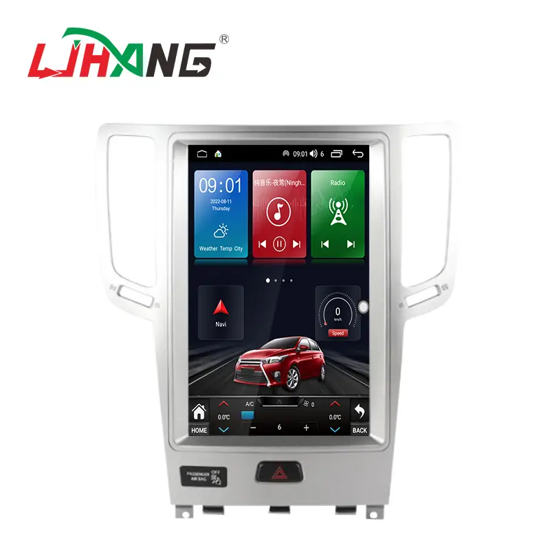 Ljhang Android 13 8 + 128G Car DVD Player Cho Infiniti GX G37 G25 G35 2010-2015 Fx35 2007 2012 Đài Phát Thanh GPS Navigation Đa Phương Tiện