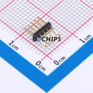 X1311WRS-05J-C40D42 Pin Header SMD,P=1.27mm,Horizontal Mount Connector ( Pin Structure: 1x5P )( Pitch: 1.27mm )( Row Spacing: - Product Image 1