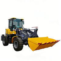Traktor 25HP dengan kemampuan mengangkat beban, Traktor Mini, Wheel Loader, Front End Loader untuk penanganan beban sedang