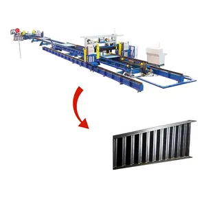 JINGGONG JBH15 Corrugated Web Semi Automatic H Beam Welding Cnc H-beam Assembly Fabrication Machine