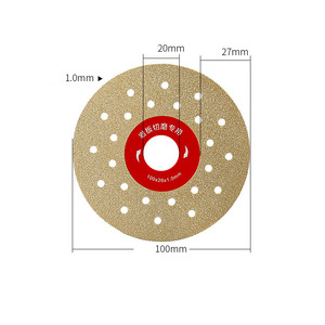 Disques de coupe diamantés pour carreaux de porcelaine, céramique, marbre – Lames fines pour meuleuse d'angle et outils de découpe - Product Image 2